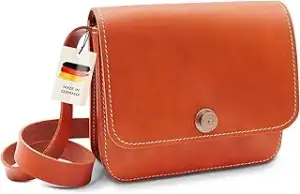 Thielemann braune Minitasche Sienna Made in Germany, Tasche zum Ausgehen, Abendt
