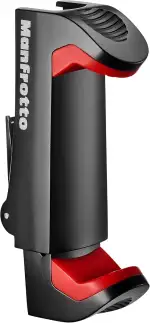 Manfrotto Universal Smartphone-Halterung, für Mini- Kamerastativ, Tisch-Stativ, für Pro Version (MCPIXI), Vlogging, Schwarz
