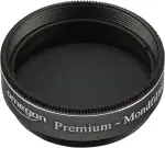 Omegon Premium Mondfilter für Teleskope mit 1,25 Zoll-Gewinde, mehrfachvergütet, aus Aluminium, v...