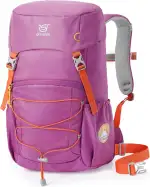 SKYSPER Wanderrucksack Kinder 18L Kinderrucksack mit Regenschutz für Mädchen Jungen Rucksack Kind...