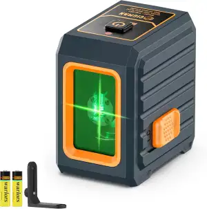 Laser Wasserwaage, CIGMAN Grüner Kreuzlinienlaser Selbstnivellierend Linienlaser