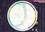 Sternkarten-Set (Nord- und Südhimmel): Zwei große Sternkarten des Nord- bzw. Südhimmels im Format...