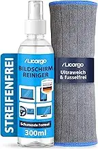 LICARGO Bildschirmreiniger Set 300ml - Streifenfrei & schonend - Display Reinige