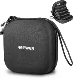 NEEWER PB12 11 x 11cm Filter Aufbewahrungstasche mit erweiterbaren Unterteilungen, Handschlaufe u...