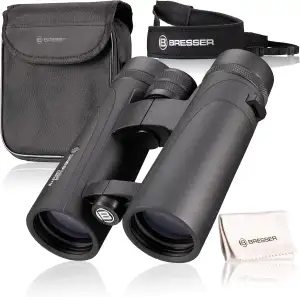 Bresser Fernglas Corvette 10x42 wasserdicht mit Nitrogenfüllung, BaK-4 Glas Pris