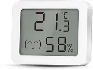 Haozee Zigbee Temperatur- und Feuchtigkeitssensor, ZigBee Hub erforderlich, für
