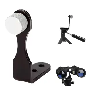 Universal Fernglas Stativ Adapter, L-Halterung, Stativ für Fernglas, Metall-Stat