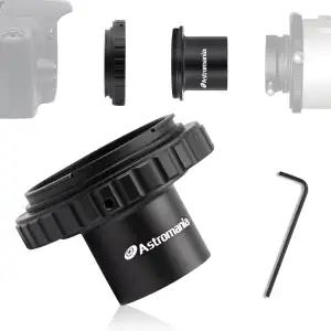 Astromania Teleskop Kamera Adapter, T2 T Ring und T Adapter M42x0,75 Außengewind
