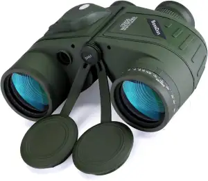 10x50 Marine Fernglas,Fernglas mit Nachtsicht Entfernungsmesser und Kompass, für