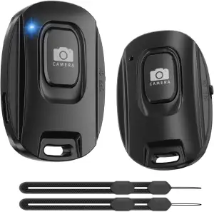 Bluetooth 5.2 Kameraselbstauslöser für iPhone und Android-Smartphones (2er-Pack)