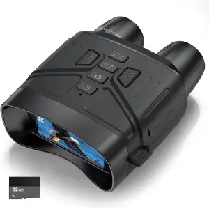 Nachtsichtgerät, Relassy 4K HD Digital Infrarot Fernglas, 4000mAh Wiederaufladba