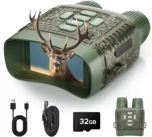 4K 48MP Nachtsichtgerät mit 10-Fach Zoom und 5000mAh Akku für Beobachtungen bis