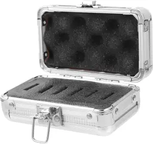 Zerodeko Aufbewahrungsbox aus Aluminiumlegierung für Teleskopfilter mit Schaumst