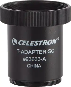 Celestron 93633-A SLR or DSLR T-Adapter (C5, 6, 8, 9.25, 11, 14), Black