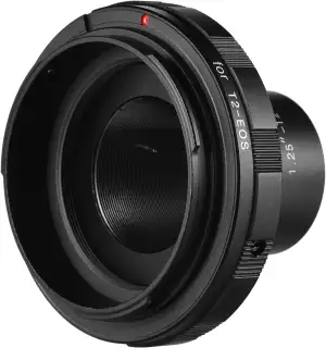 Andoer 1.25-T2-EOS Adapterring Fotografie-Zubehör Ersatz für Canon EOS Kamera 1,