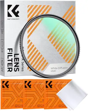 K&F CONCEPT Nebel-Effekt Diffusionsfilter 67mm Mist Filter für Landschafts- und