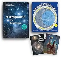 Astronomie Bücher Set für Einsteiger – Sternkarte & Himmelsbeobachtung - Inkl. D
