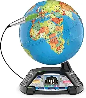 VTech Interaktiver Videoglobus – Weltkugel mit Bildschirm, akustischen und visue