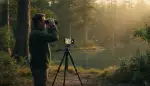 Ferngläser für Vogelbeobachtung in der Dämmerung