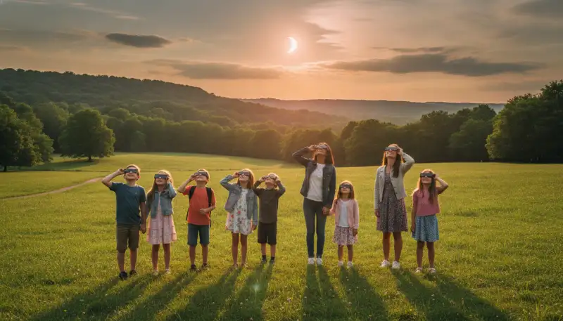 Die Sonnenfinsternisbrille: Sicherer Blick zur Sonne