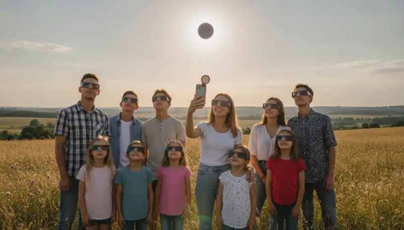 Sicher mit der Sofi Brille die Sonne beobachten